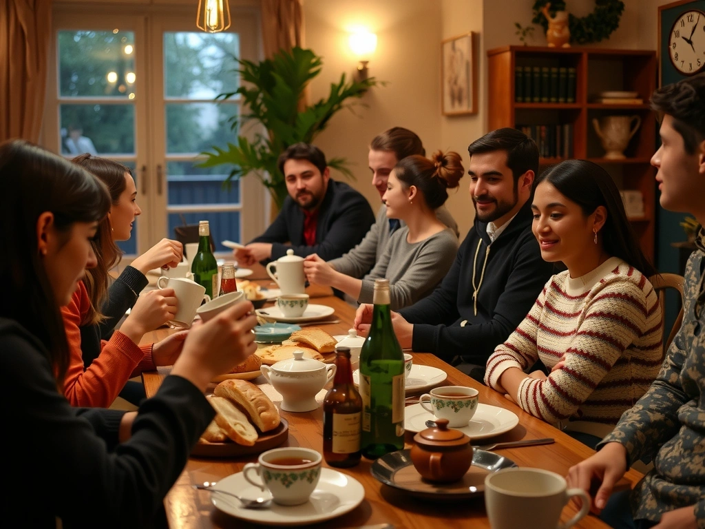 Student community dinner